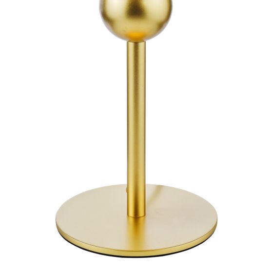 Där Lighting Tilda Table Lamp Satin Gold With Shade