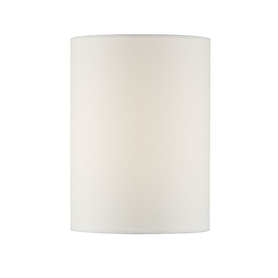 där lighting Tuscan Ivory Cotton Cylinder Shade 13cm