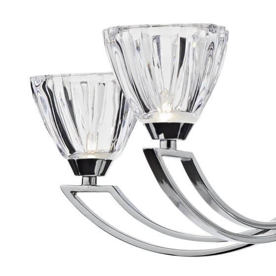 Där Lighting Vito 5 Light Semi Flush Polished Chrome