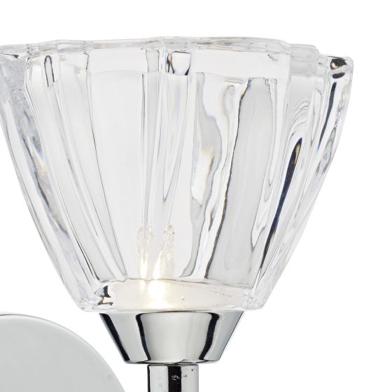 Där Lighting Vito Single Wall Bracket Polished Chrome