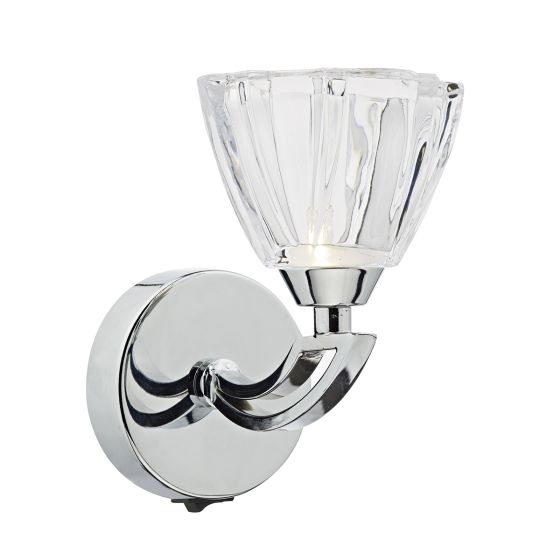 Där Lighting Vito Single Wall Bracket Polished Chrome