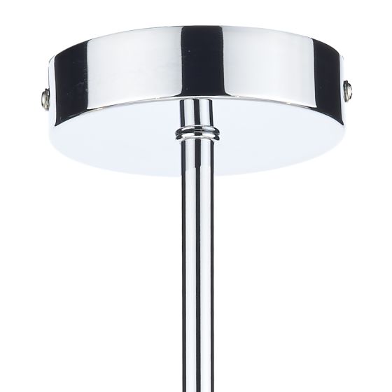 Där Lighting Watson 5 Light Semi Flush Polished Chrome