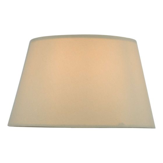 där lighting Zira Taupe Faux Silk Candle Clip Shade 18cm