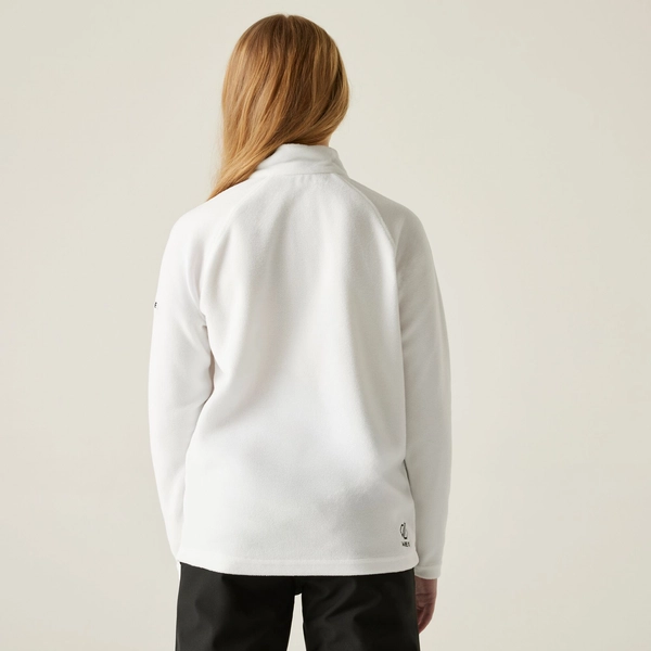 dare 2b Kids' Freehand Half Zip Fleece | White