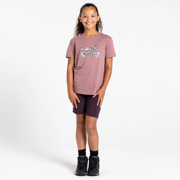 dare 2b Kids' Trailblazer II T-Shirt | Mauve