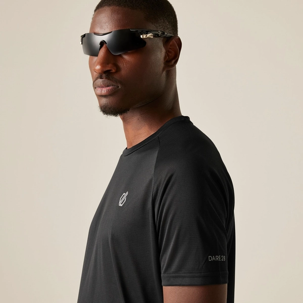 Dare 2b Men's Accelerate Fitness T-Shirt | Black