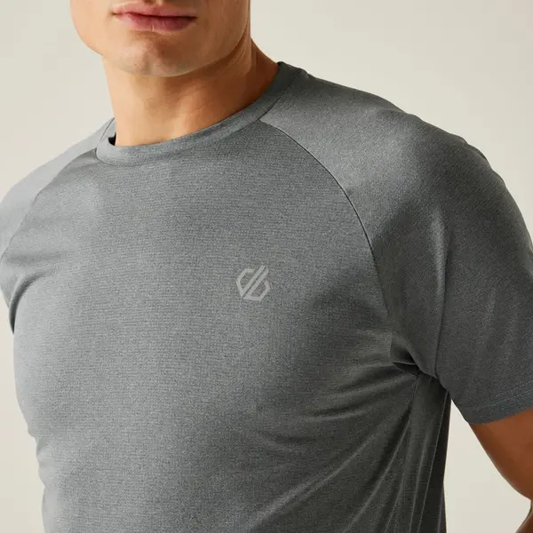 Dare 2b Men's Accelerate Fitness T-Shirt | Lead Grey