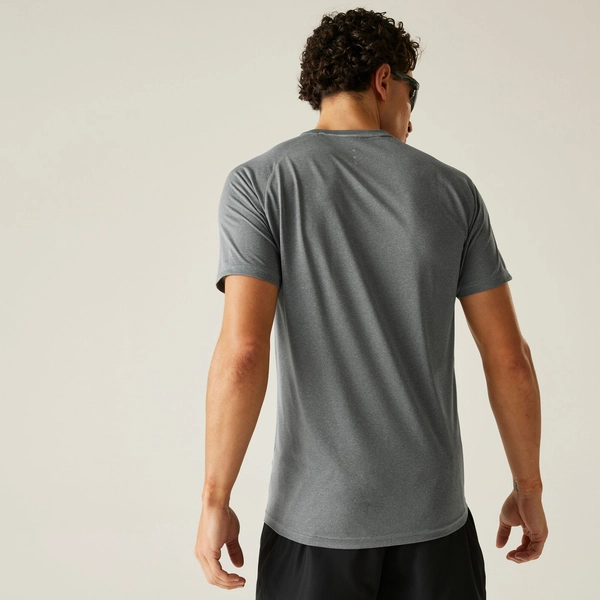 dare 2b Men's Accelerate Fitness T-Shirt | Lead Grey