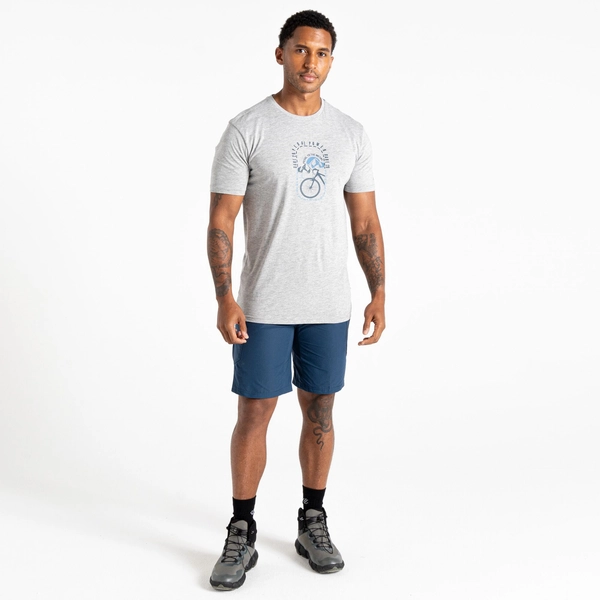 dare 2b Men's Movement III T-Shirt | Ash Grey Marl