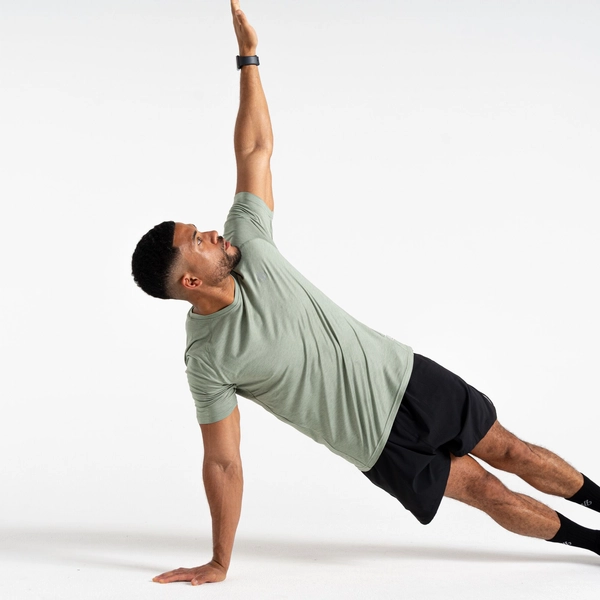 Dare 2b Men's Persist T-Shirt | Aqua Grey Marl