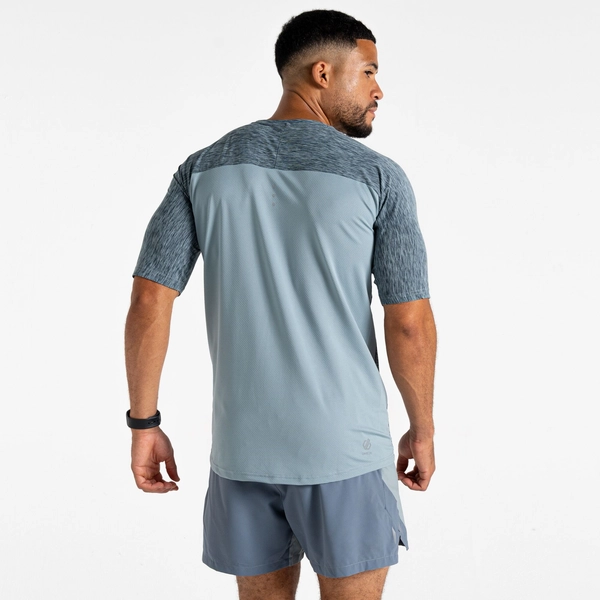 Dare 2b Men's Power Up T-Shirt | Lead Grey Marl