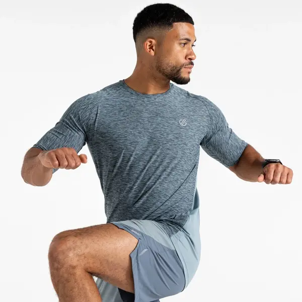 Dare 2b Men's Power Up T-Shirt | Lead Grey Marl