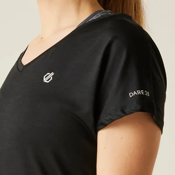Dare 2b Women's Vigilant Lightweight T-Shirt | Black