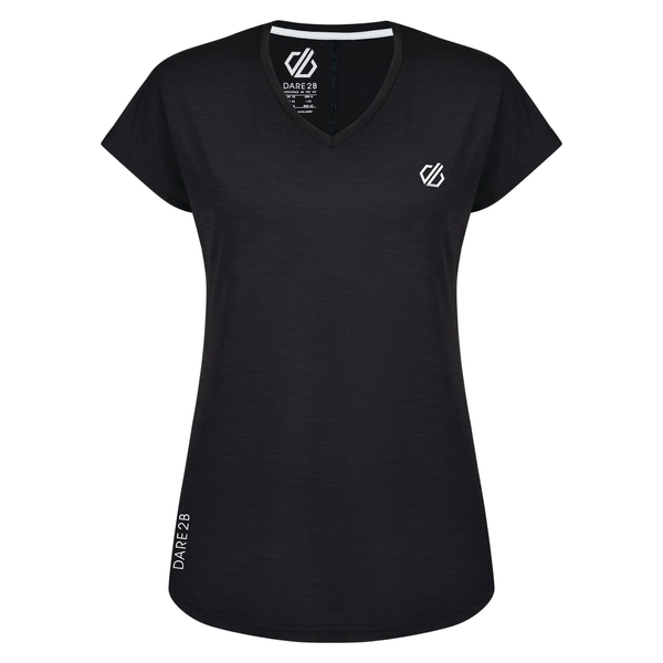 Dare 2b Women's Vigilant Lightweight T-Shirt | Black