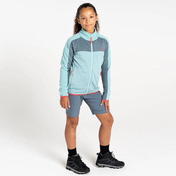 dare 2b Kids' Emergent IV Stretch Midlayer | Element Grey