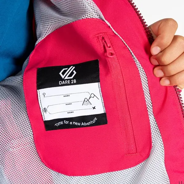 Dare 2b Kids' Explore II Waterproof Jacket | Sparkling Cosmo