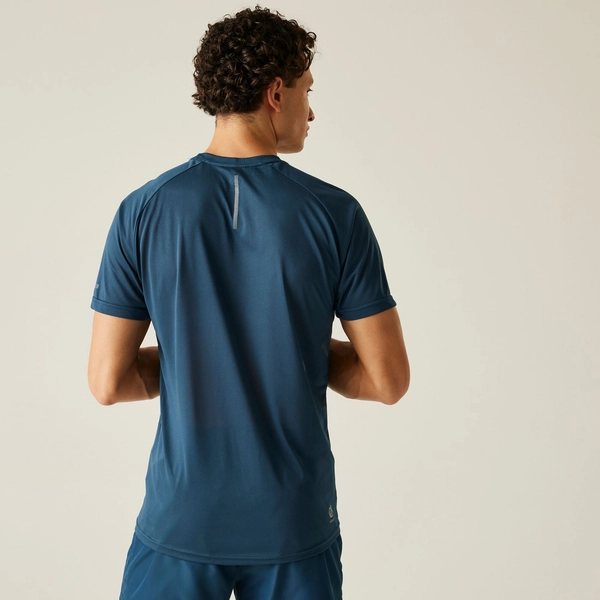 dare 2b Men's Accelerate Fitness T-Shirt | Moonlight Denim