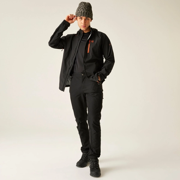 Dare 2b Men's Breathe Out 2.5 Layer Waterproof Jacket | Black