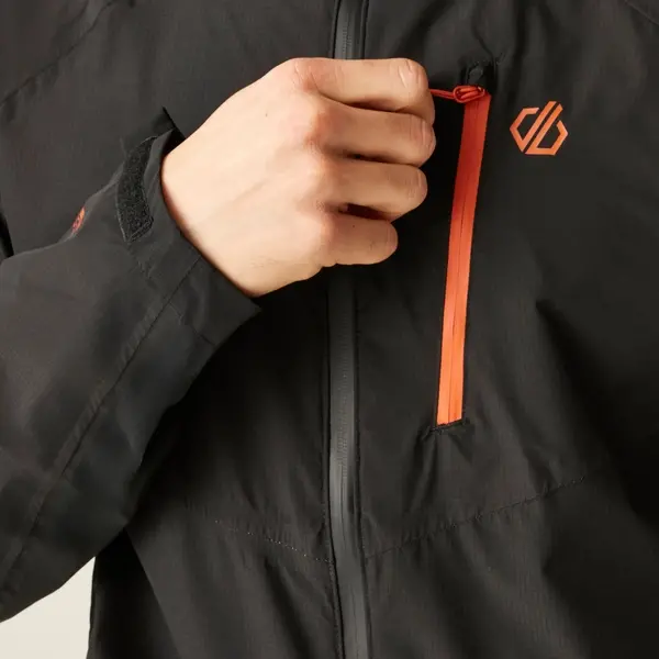 Dare 2b Men's Breathe Out 2.5 Layer Waterproof Jacket | Black