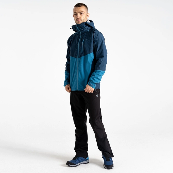 Dare 2b Men's Breathe Out 2.5 Layer Waterproof Jacket | Bluesteel