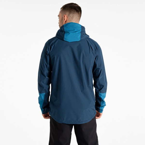 Dare 2b Men's Breathe Out 2.5 Layer Waterproof Jacket | Bluesteel