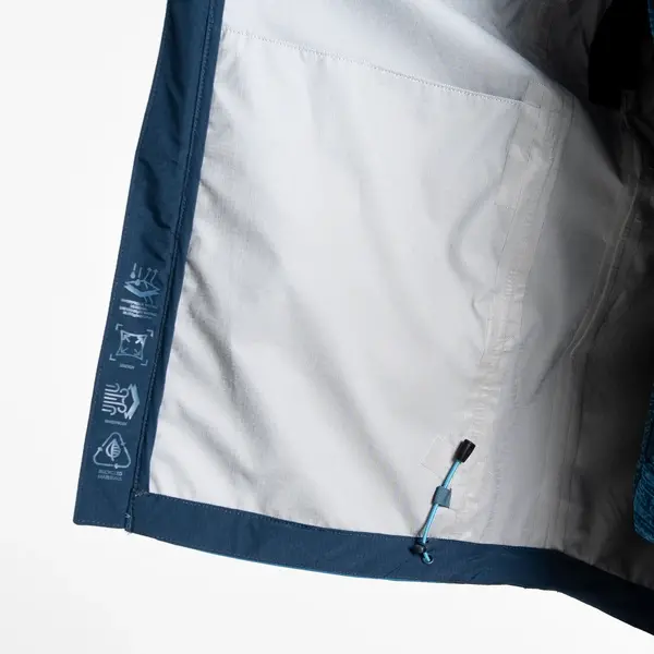 dare 2b Men's Breathe Out 2.5 Layer Waterproof Jacket | Bluesteel