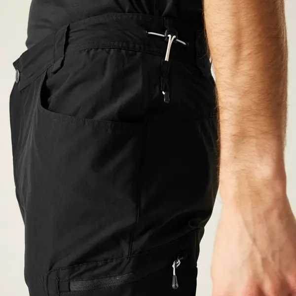 Dare 2b Men's Tuned In II Multi-Pocket Walking Trousers | Black