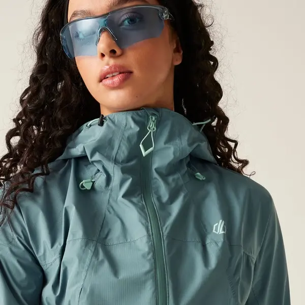 Dare 2b Women's Breathe Easy 2.5 Layer Waterproof Jacket | Element Grey