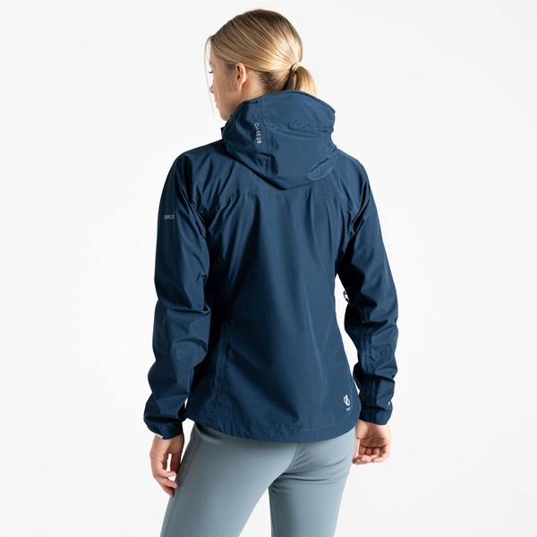 Dare 2b Women's Breathe Easy 2.5 Layer Waterproof Jacket | Moonlight Denim