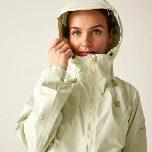 Dare 2b Women's Breathe Easy 2.5 Layer Waterproof Jacket | Meadow Mist