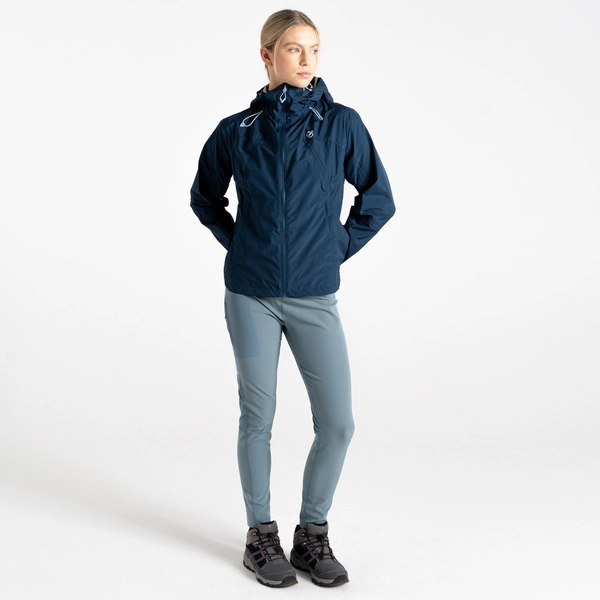 dare 2b Women's Breathe Easy 2.5 Layer Waterproof Jacket | Moonlight Denim