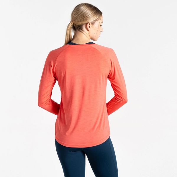Dare 2b Women's Discern Lightweight T-Shirt | Peach Bloom
