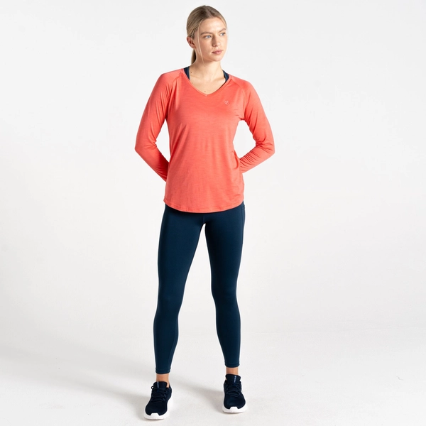 dare 2b Women's Discern Lightweight T-Shirt | Peach Bloom