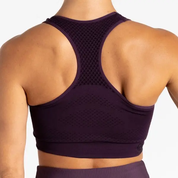 Dare 2b Women's Don't Sweat It III Sports Bra | Deep Plum