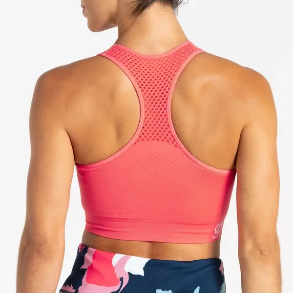 Dare 2b Women's Don't Sweat It III Sports Bra | Peach Bloom