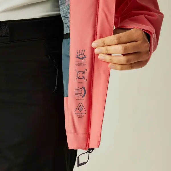 Dare 2b Women's Torrek II Waterproof Jacket | Peach Bloom
