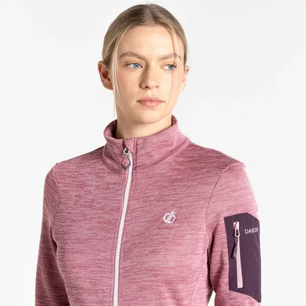 Dare 2b Women's Torrek Mountain Zip Through Fleece | Lilas & Deep Plum