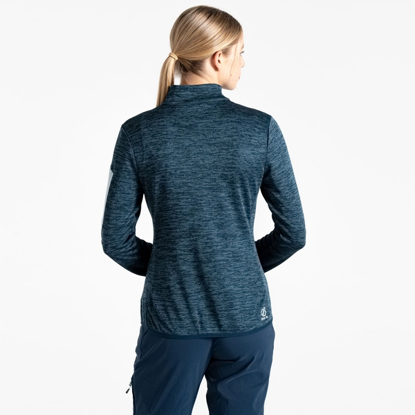 Dare 2b Women's Torrek Mountain Zip Through Fleece | Moonlight Denim