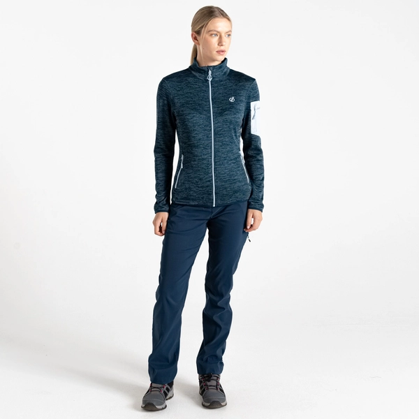 dare 2b Women's Torrek Mountain Zip Through Fleece | Moonlight Denim