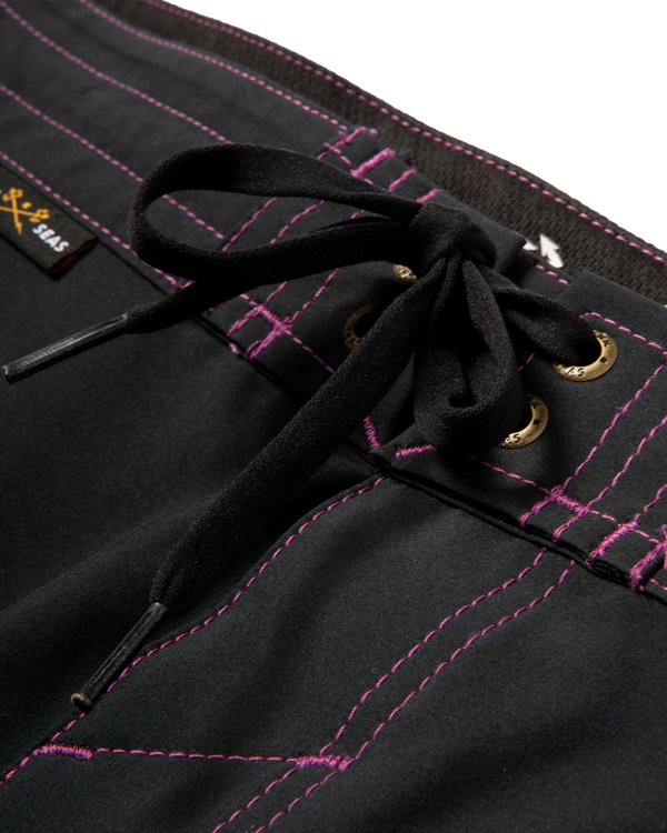 Dark Seas Allen Boardshort BLACK/WHITE