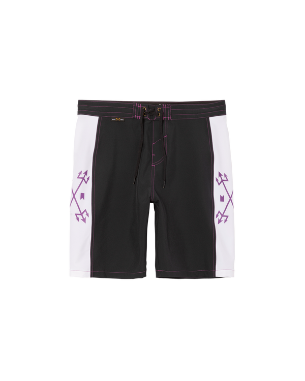 dark seas Allen Boardshort BLACK/WHITE