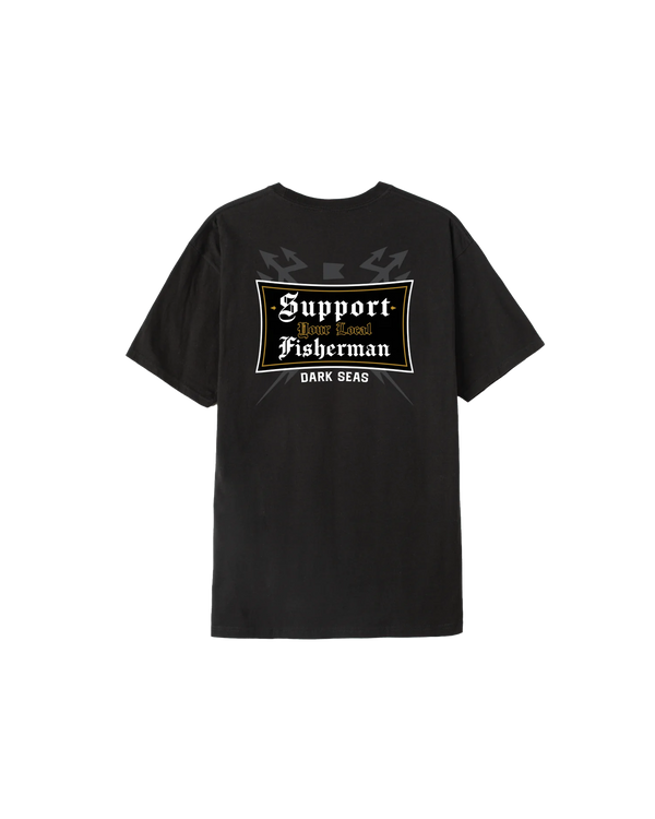 dark seas Authorized Pocket T-Shirt BLACK