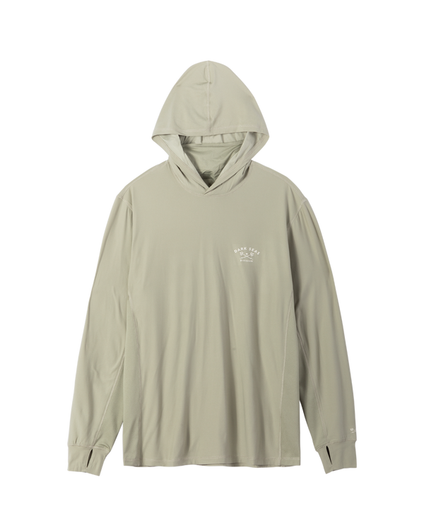 dark seas Bimini LS Hooded T-Shirt MOSS