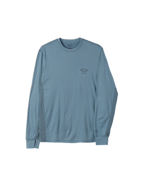 dark seas Bimini LS Uv T-Shirt BLUE