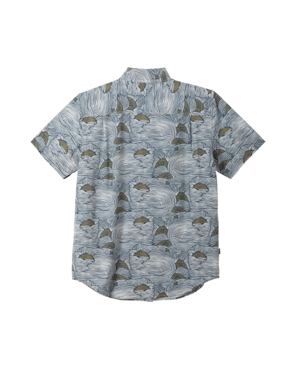 Dark Seas Bobby SS Shirt NAVY/GOLD