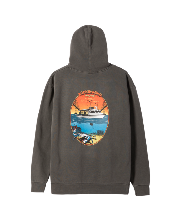 dark seas Bodkin Point Pullover Hood PIGMENT BLACK