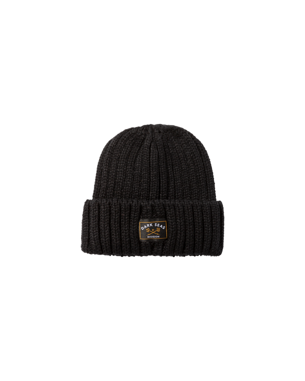 dark seas Cagey Beanie BLACK