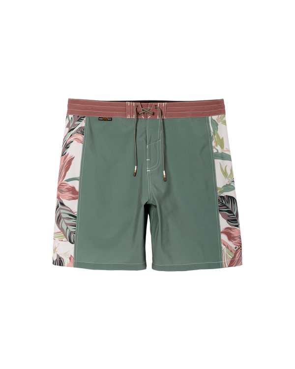 dark seas Conway Boardshort GREEN