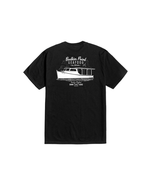 dark seas Crab Stand Stock T-Shirt BLACK