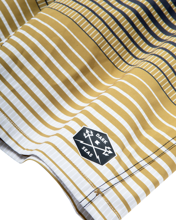 Dark Seas Deepwater Boardshort BLACK/TOBACCO